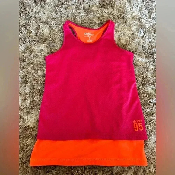 Oshkosh mesh double shirt size 7 - Picture 1 of 4